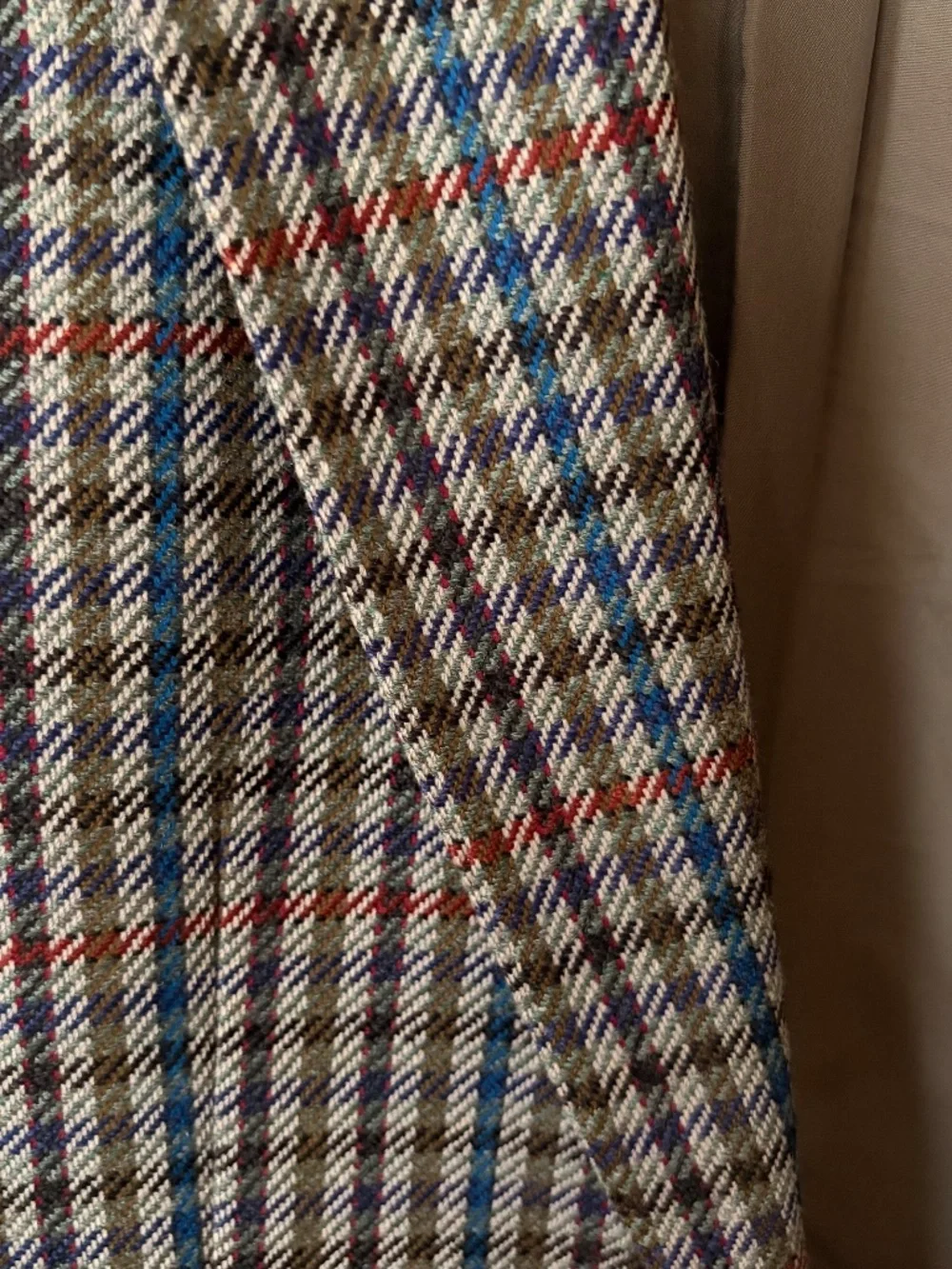 Atelier Torino Blazer 42R Wool Sport Coat Scottish Tweed Plaid Arthur Bell 2 Btn